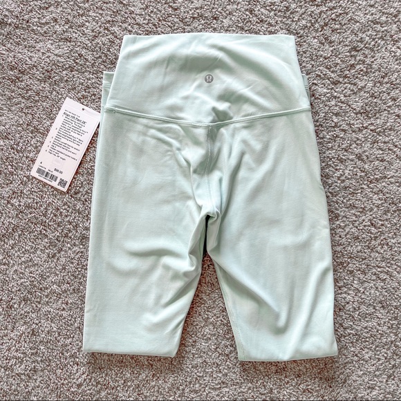 NWT LULULEMON ALIGN FULL LEGTH Leggings 28” Size 4 delicate mint green - Picture 6 of 9